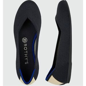 ROTHY'S The Flat In Retired Citron Ribbon Size 8